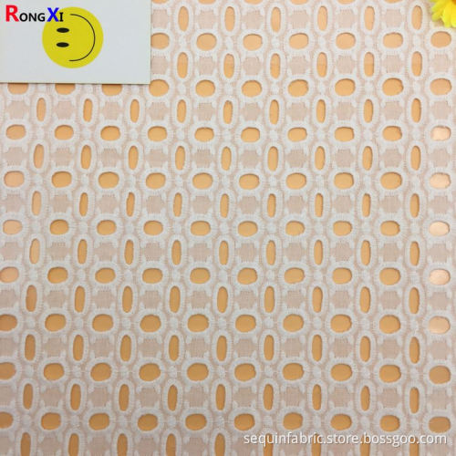 Professional Cotton Single Jersey Fabric eyelet fabric